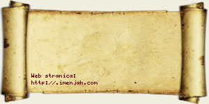 Nadja Biorac vizit kartica